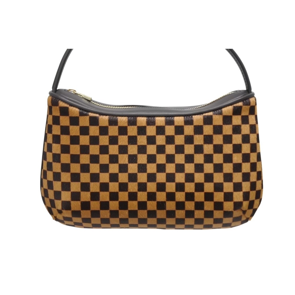 LOUIS VUITTON Damier Sauvage Tiger handbag brown pony leather - Picture 2 of 9